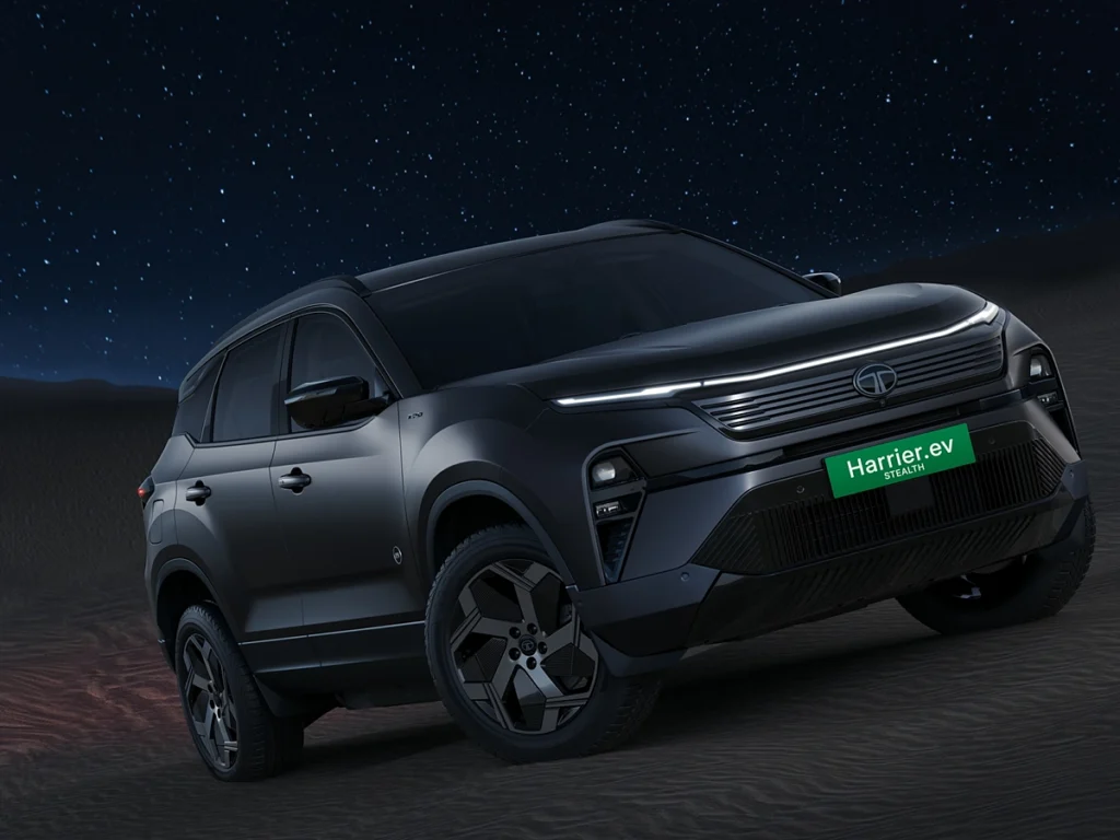 harrier ev right front three quarter